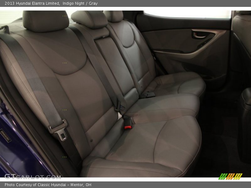Indigo Night / Gray 2013 Hyundai Elantra Limited
