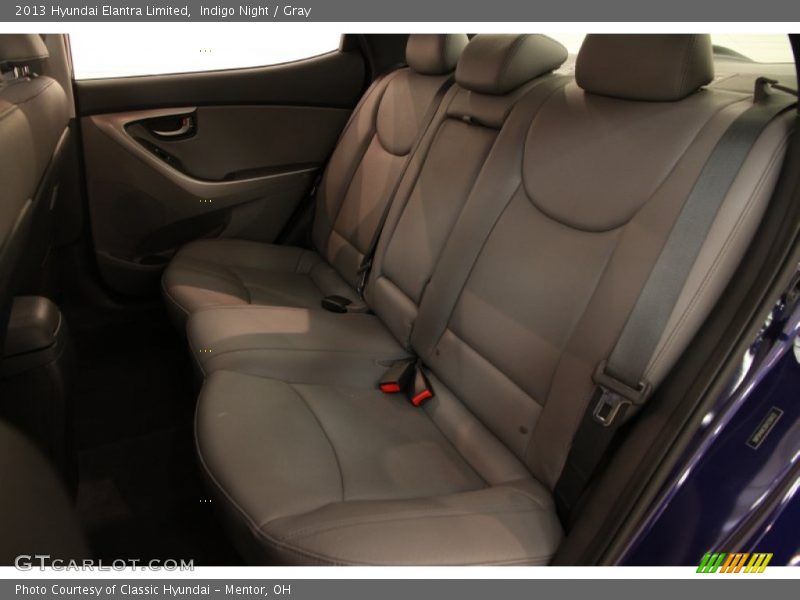 Indigo Night / Gray 2013 Hyundai Elantra Limited