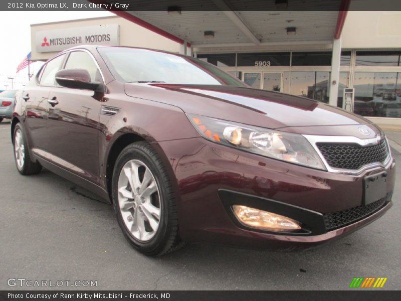 Dark Cherry / Gray 2012 Kia Optima LX