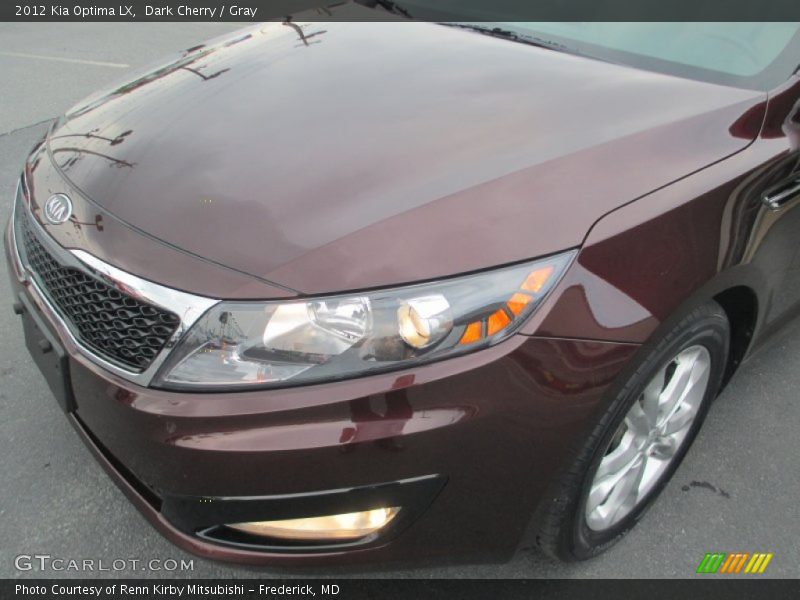 Dark Cherry / Gray 2012 Kia Optima LX