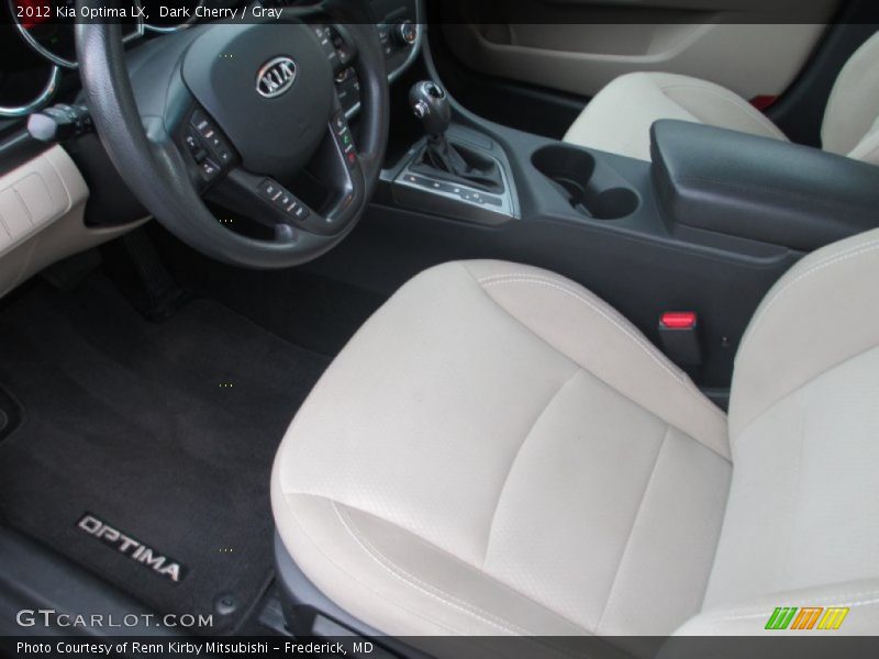 Dark Cherry / Gray 2012 Kia Optima LX