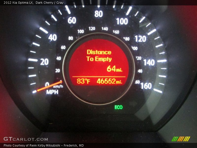 Dark Cherry / Gray 2012 Kia Optima LX