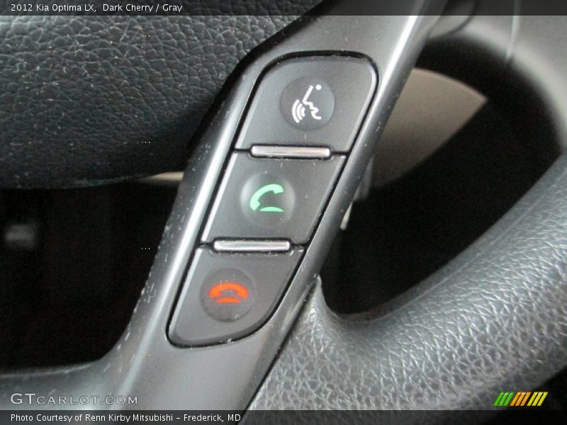 Dark Cherry / Gray 2012 Kia Optima LX