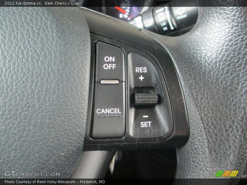 Dark Cherry / Gray 2012 Kia Optima LX