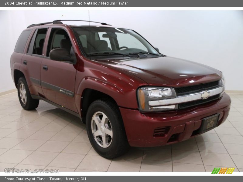 Medium Red Metallic / Medium Pewter 2004 Chevrolet TrailBlazer LS