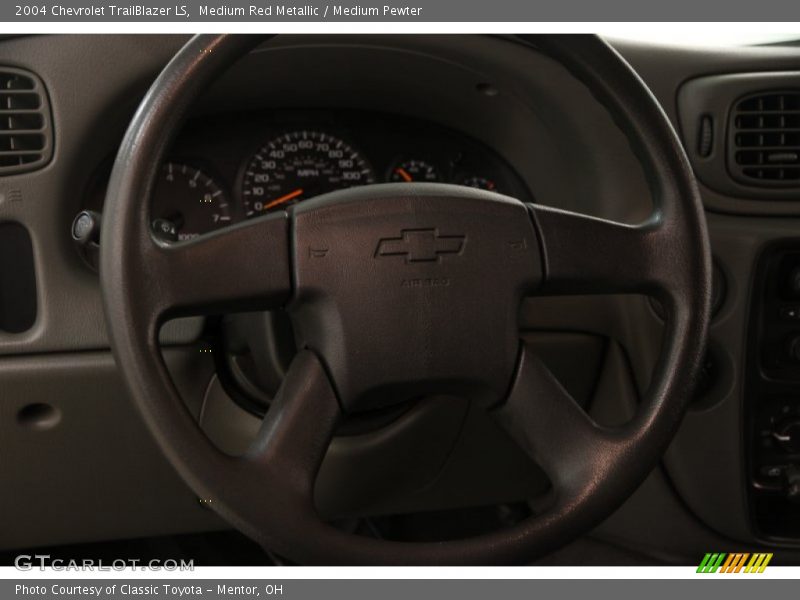 Medium Red Metallic / Medium Pewter 2004 Chevrolet TrailBlazer LS