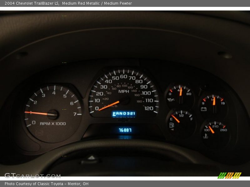 Medium Red Metallic / Medium Pewter 2004 Chevrolet TrailBlazer LS