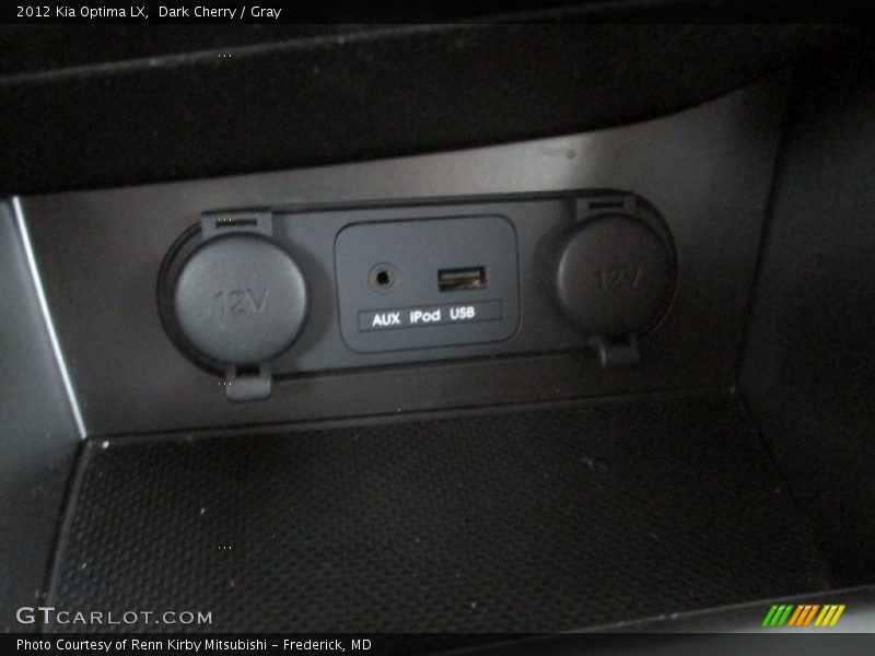 Dark Cherry / Gray 2012 Kia Optima LX