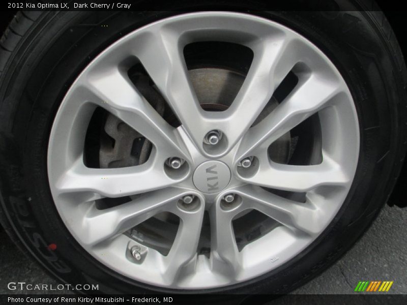 Dark Cherry / Gray 2012 Kia Optima LX