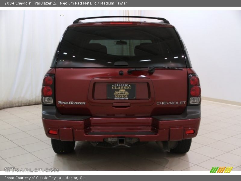 Medium Red Metallic / Medium Pewter 2004 Chevrolet TrailBlazer LS