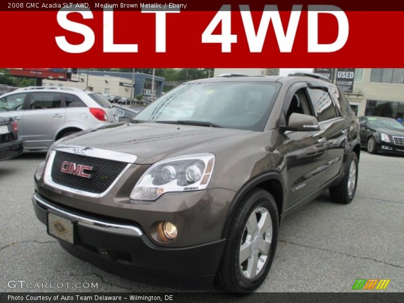 Medium Brown Metallic / Ebony 2008 GMC Acadia SLT AWD