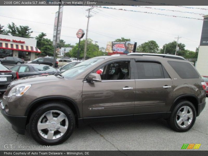 Medium Brown Metallic / Ebony 2008 GMC Acadia SLT AWD