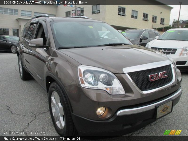 Medium Brown Metallic / Ebony 2008 GMC Acadia SLT AWD
