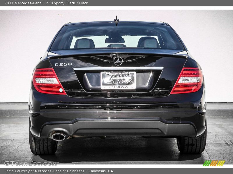 Black / Black 2014 Mercedes-Benz C 250 Sport