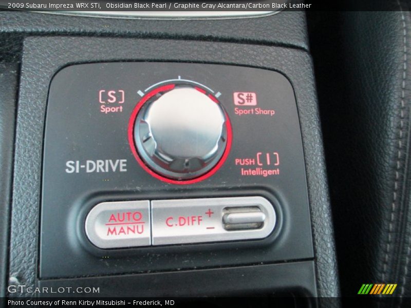 Controls of 2009 Impreza WRX STi