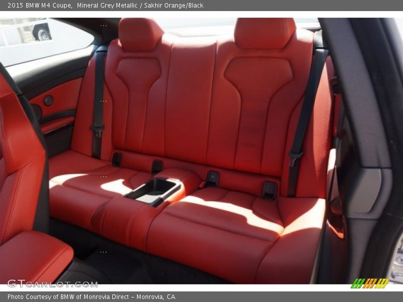 Mineral Grey Metallic / Sakhir Orange/Black 2015 BMW M4 Coupe