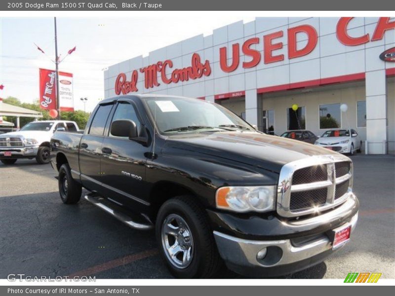 Black / Taupe 2005 Dodge Ram 1500 ST Quad Cab