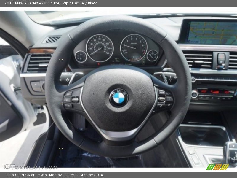 Alpine White / Black 2015 BMW 4 Series 428i Coupe
