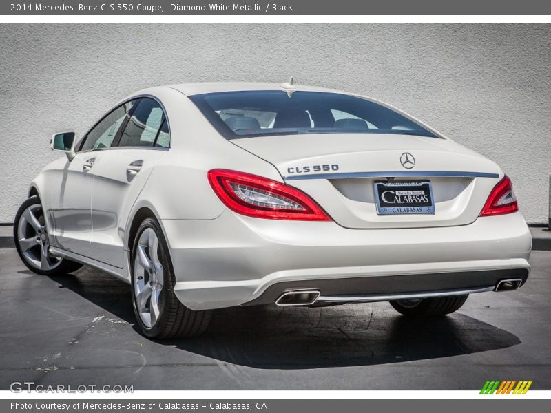 Diamond White Metallic / Black 2014 Mercedes-Benz CLS 550 Coupe