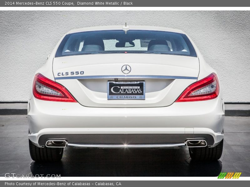 Diamond White Metallic / Black 2014 Mercedes-Benz CLS 550 Coupe