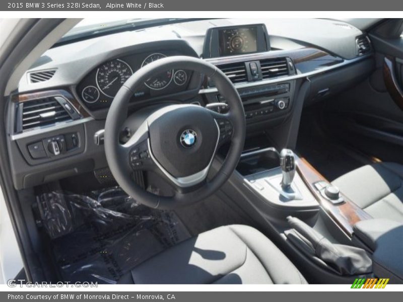 Alpine White / Black 2015 BMW 3 Series 328i Sedan