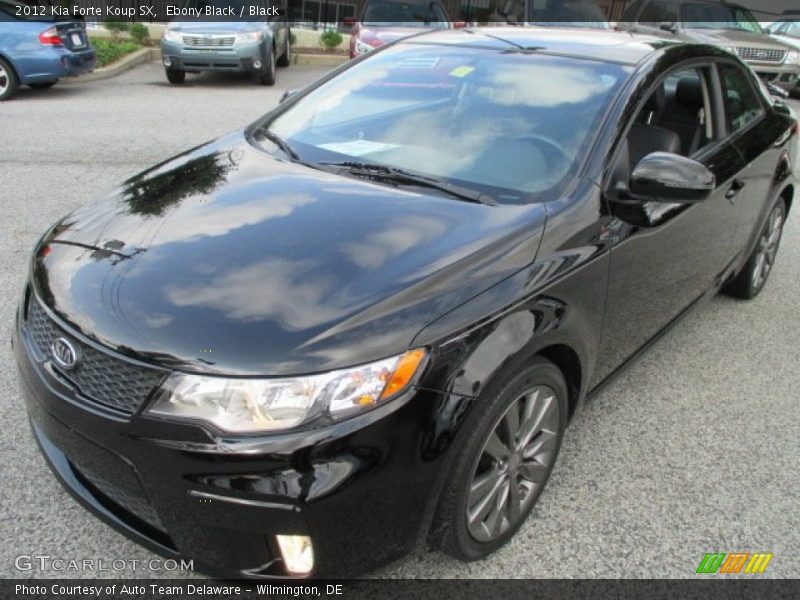 Ebony Black / Black 2012 Kia Forte Koup SX