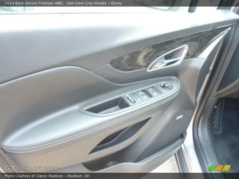 Satin Steel Gray Metallic / Ebony 2014 Buick Encore Premium AWD
