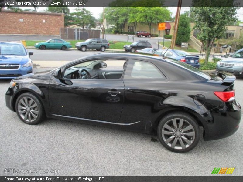 Ebony Black / Black 2012 Kia Forte Koup SX