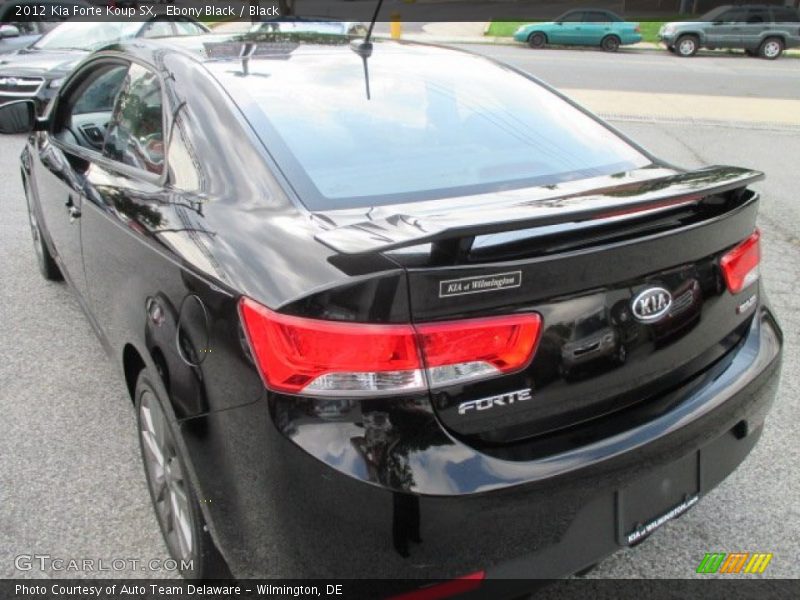 Ebony Black / Black 2012 Kia Forte Koup SX