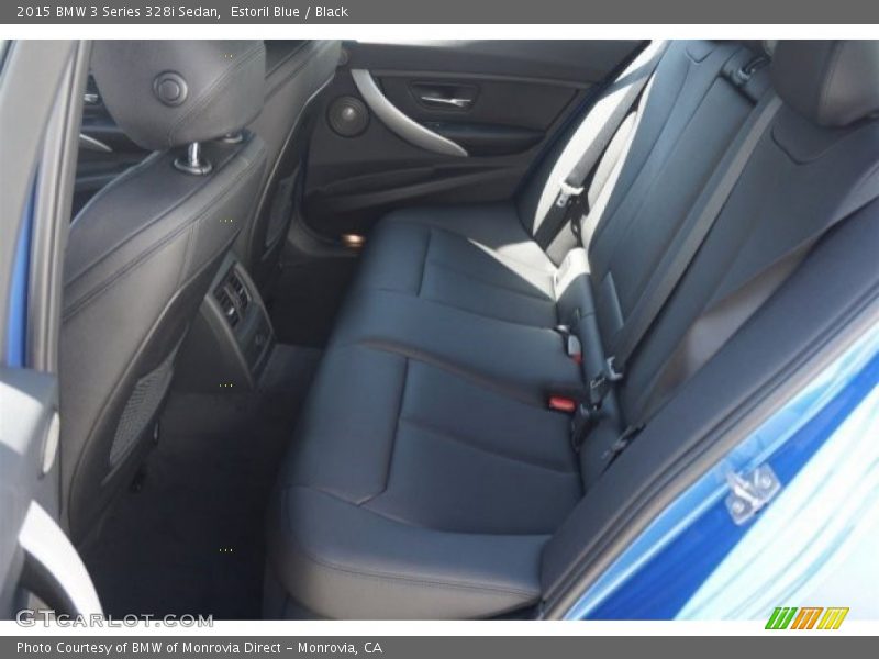 Estoril Blue / Black 2015 BMW 3 Series 328i Sedan