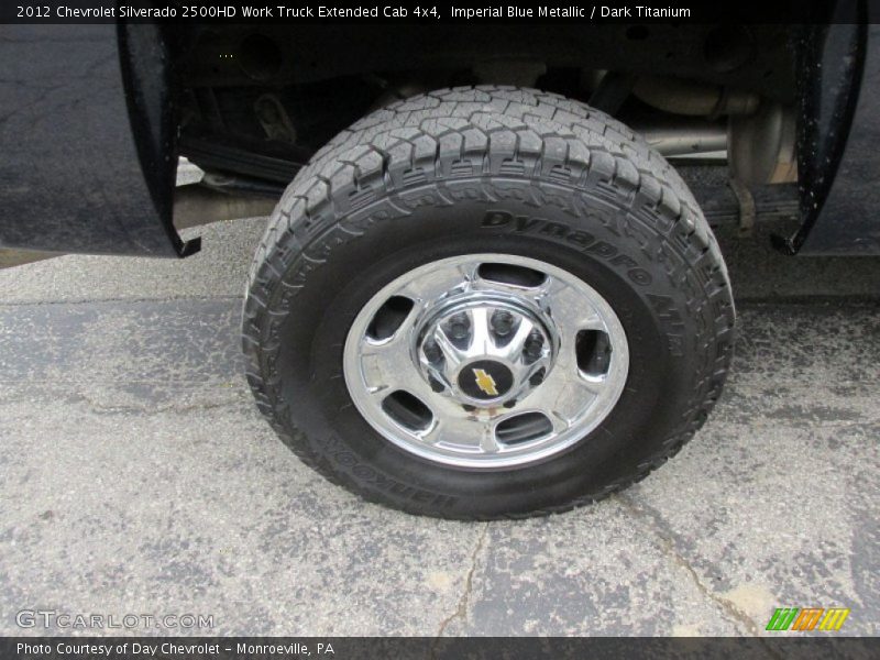 Imperial Blue Metallic / Dark Titanium 2012 Chevrolet Silverado 2500HD Work Truck Extended Cab 4x4