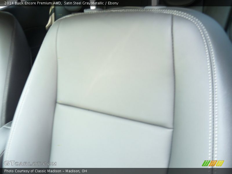 Satin Steel Gray Metallic / Ebony 2014 Buick Encore Premium AWD