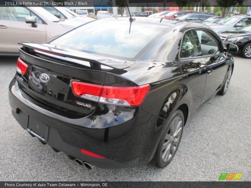 Ebony Black / Black 2012 Kia Forte Koup SX