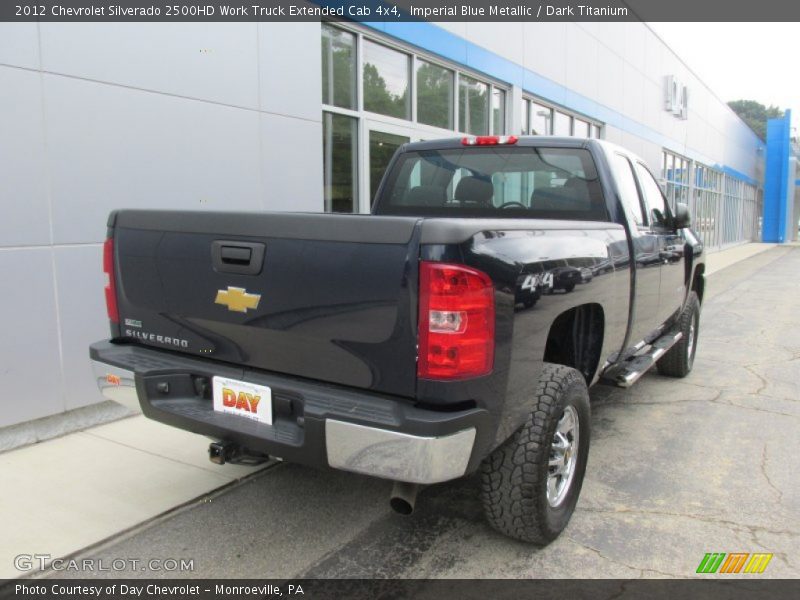 Imperial Blue Metallic / Dark Titanium 2012 Chevrolet Silverado 2500HD Work Truck Extended Cab 4x4