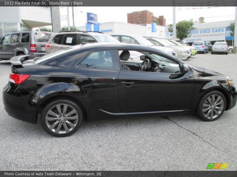 Ebony Black / Black 2012 Kia Forte Koup SX