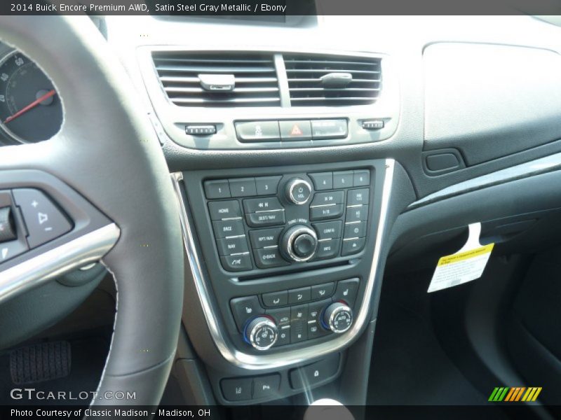 Satin Steel Gray Metallic / Ebony 2014 Buick Encore Premium AWD