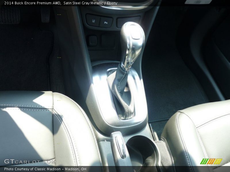 Satin Steel Gray Metallic / Ebony 2014 Buick Encore Premium AWD