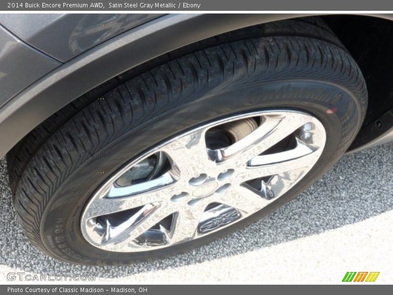 Satin Steel Gray Metallic / Ebony 2014 Buick Encore Premium AWD