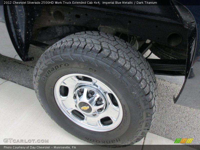 Imperial Blue Metallic / Dark Titanium 2012 Chevrolet Silverado 2500HD Work Truck Extended Cab 4x4