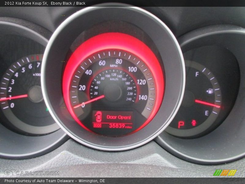 Ebony Black / Black 2012 Kia Forte Koup SX