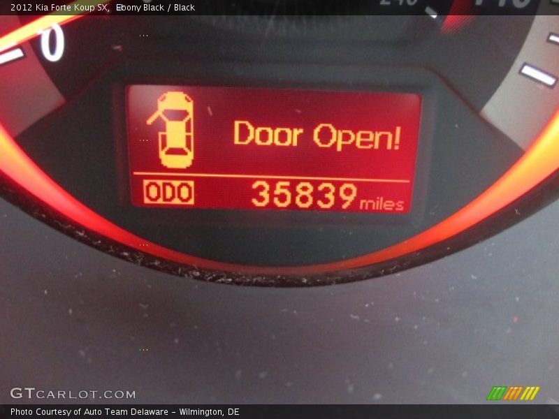 Ebony Black / Black 2012 Kia Forte Koup SX