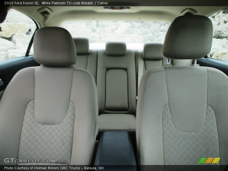 White Platinum Tri-coat Metallic / Camel 2010 Ford Fusion SE