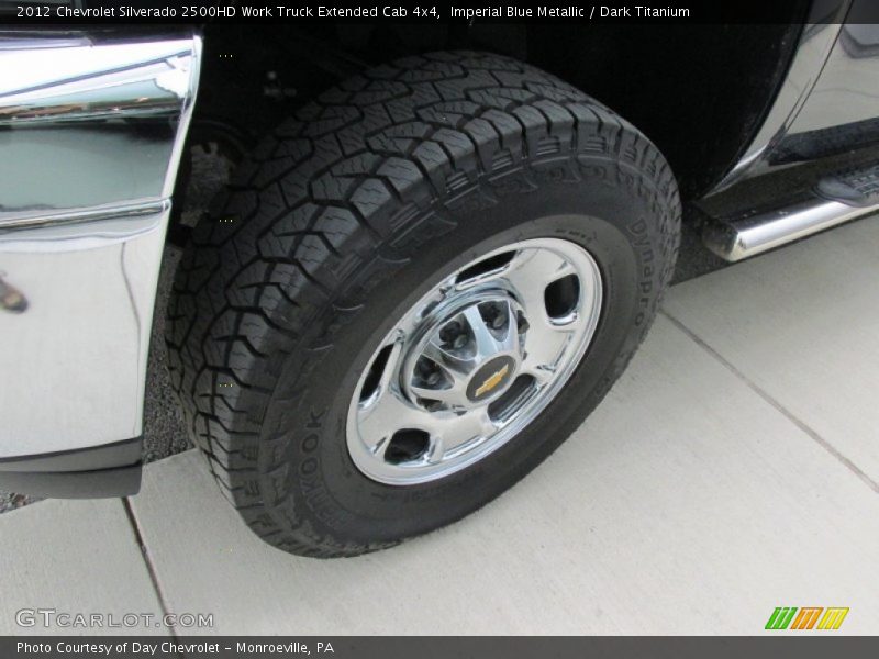 Imperial Blue Metallic / Dark Titanium 2012 Chevrolet Silverado 2500HD Work Truck Extended Cab 4x4