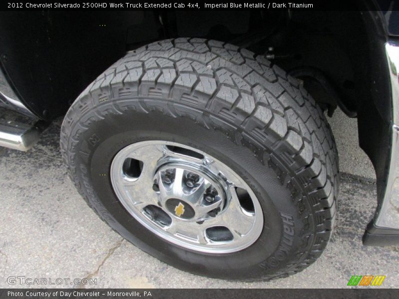 Imperial Blue Metallic / Dark Titanium 2012 Chevrolet Silverado 2500HD Work Truck Extended Cab 4x4