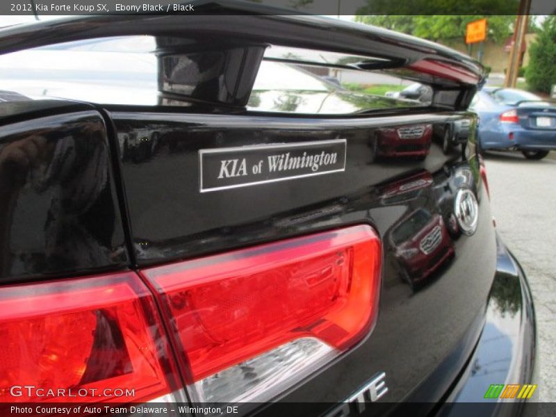 Ebony Black / Black 2012 Kia Forte Koup SX