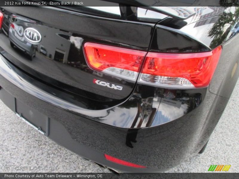 Ebony Black / Black 2012 Kia Forte Koup SX