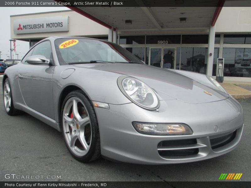 Arctic Silver Metallic / Black 2006 Porsche 911 Carrera S Coupe