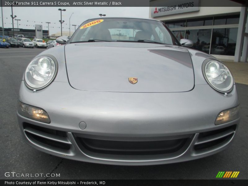 Arctic Silver Metallic / Black 2006 Porsche 911 Carrera S Coupe