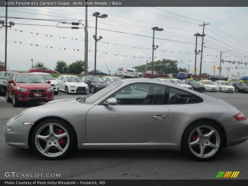 Arctic Silver Metallic / Black 2006 Porsche 911 Carrera S Coupe