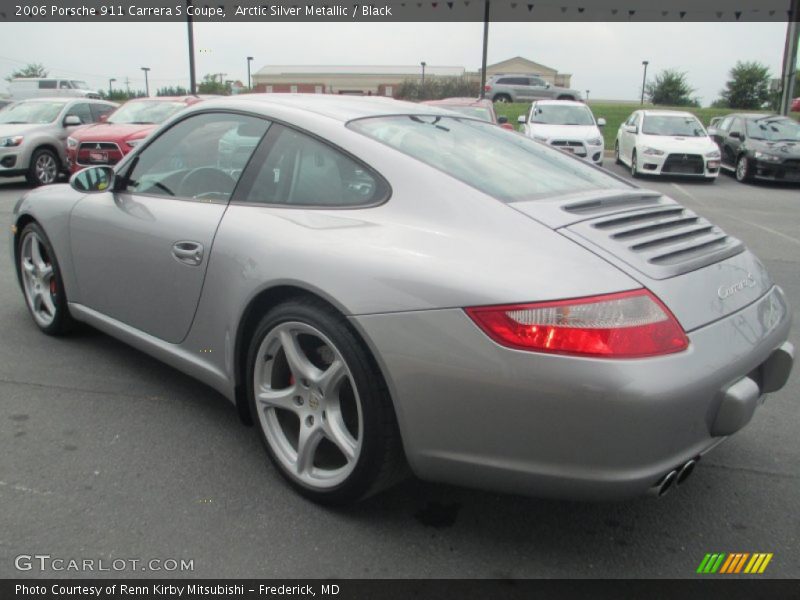 Arctic Silver Metallic / Black 2006 Porsche 911 Carrera S Coupe